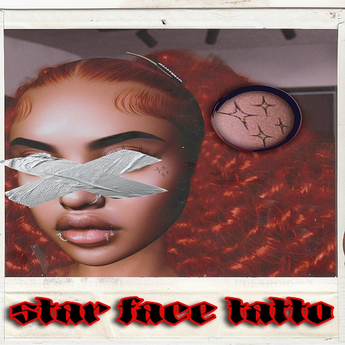 Second Life Marketplace - Star face tatto